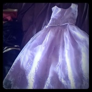 Girls purple dress